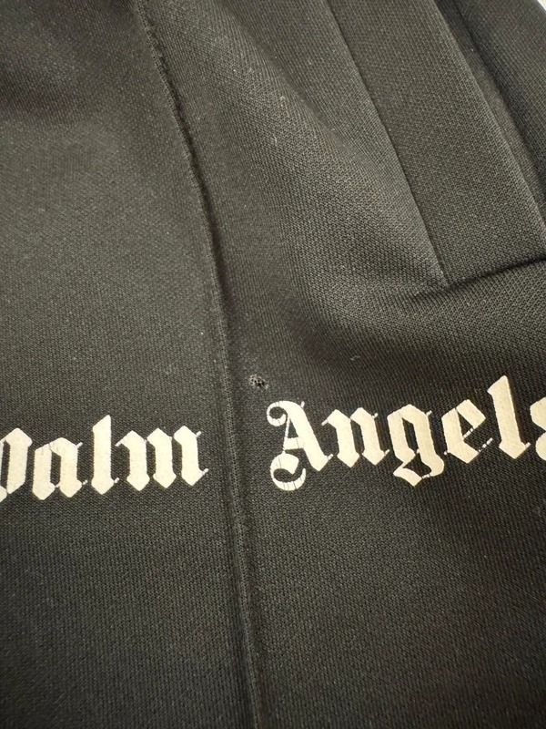 Palm Angels Black Track Pants With Side Stripes imagen 3